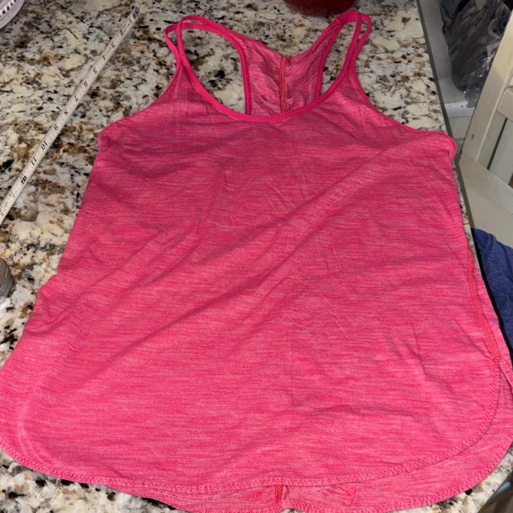 Lululemon tank top size 6 Pink Racerback Tank Top